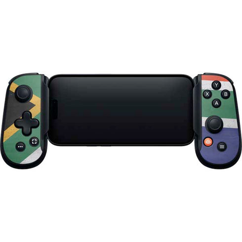 South Africa Flag Distressed Backbone One for iPhone Game Controller Skin